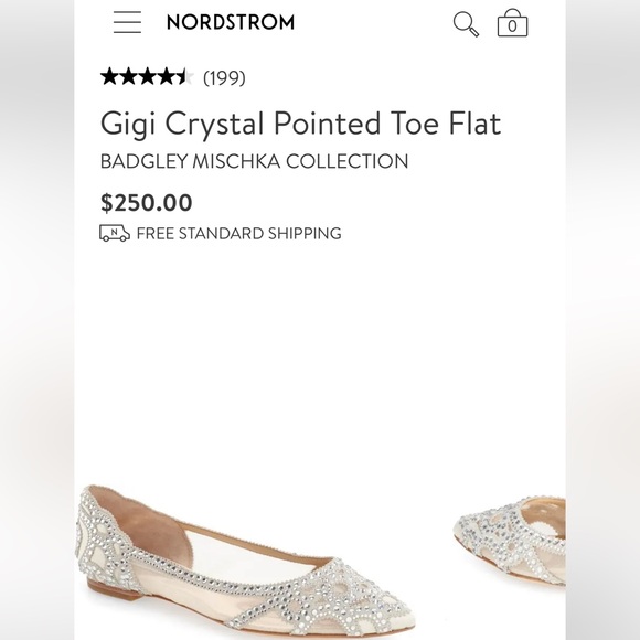 Badgley Mischka Flats - Picture 1 of 8